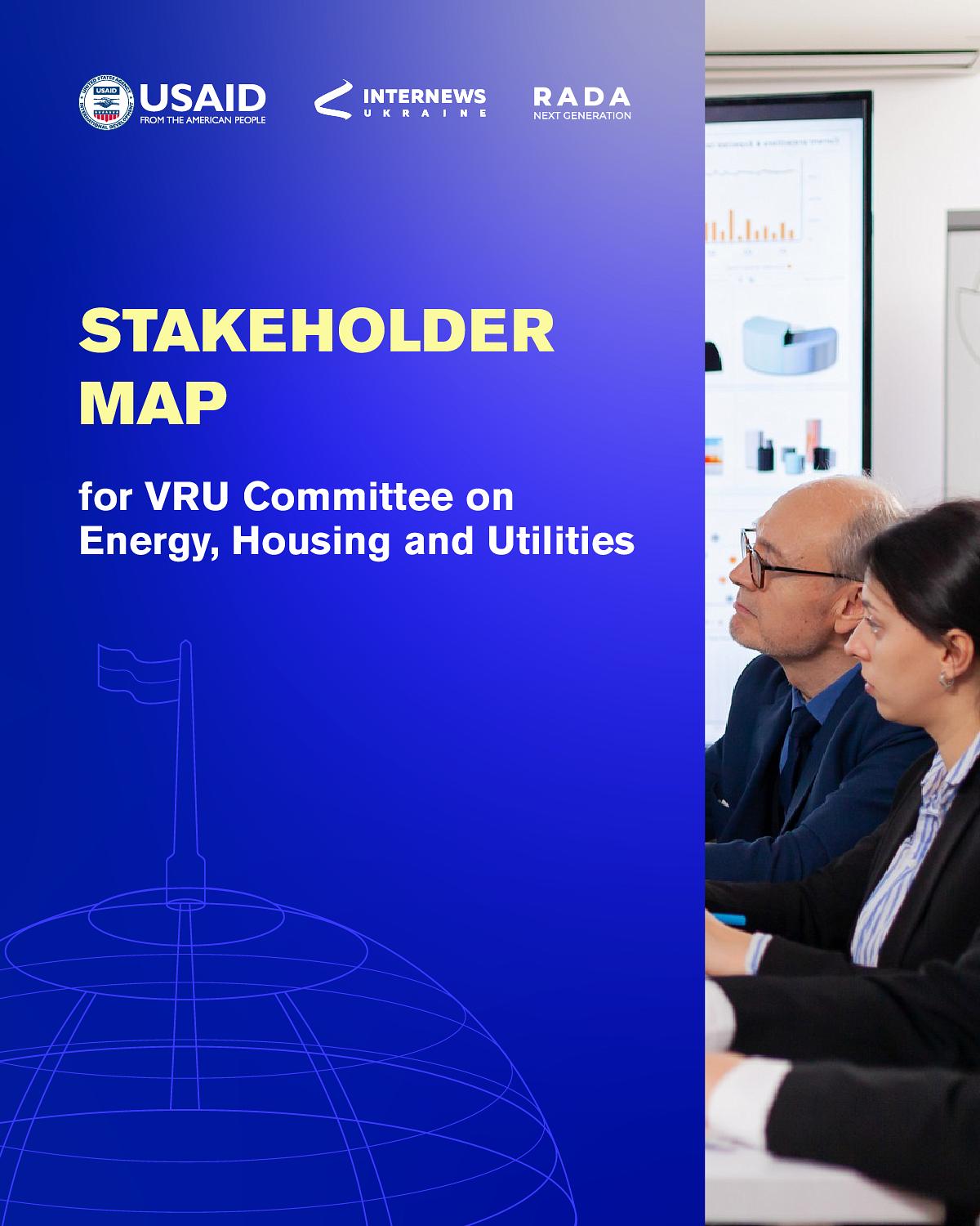 Stakeholder map for VRU Committee on Energy