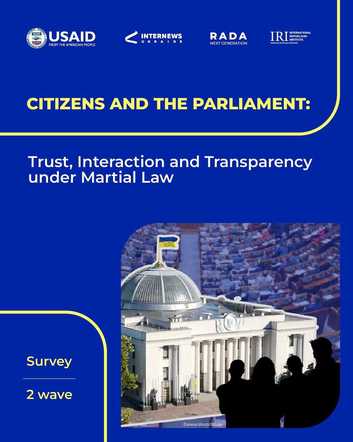 Survey “Citizens and Parliament”. 2 wave